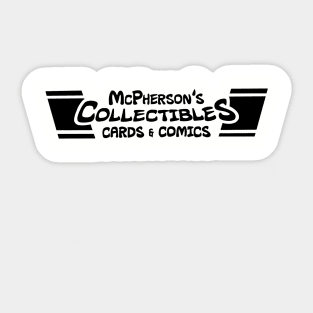 Comic Shop - Black Sticker